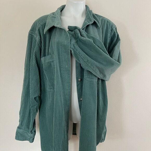 Roaman’s Blue Corduroy Jacket 2X - Picture 2 of 10